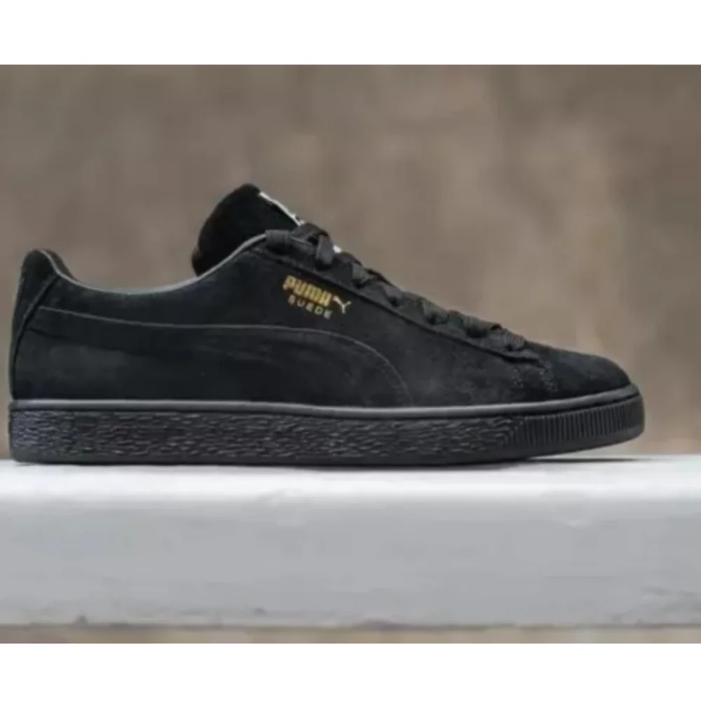 Men PUMA Suede Classic XXL Men's running training shoes black/gold